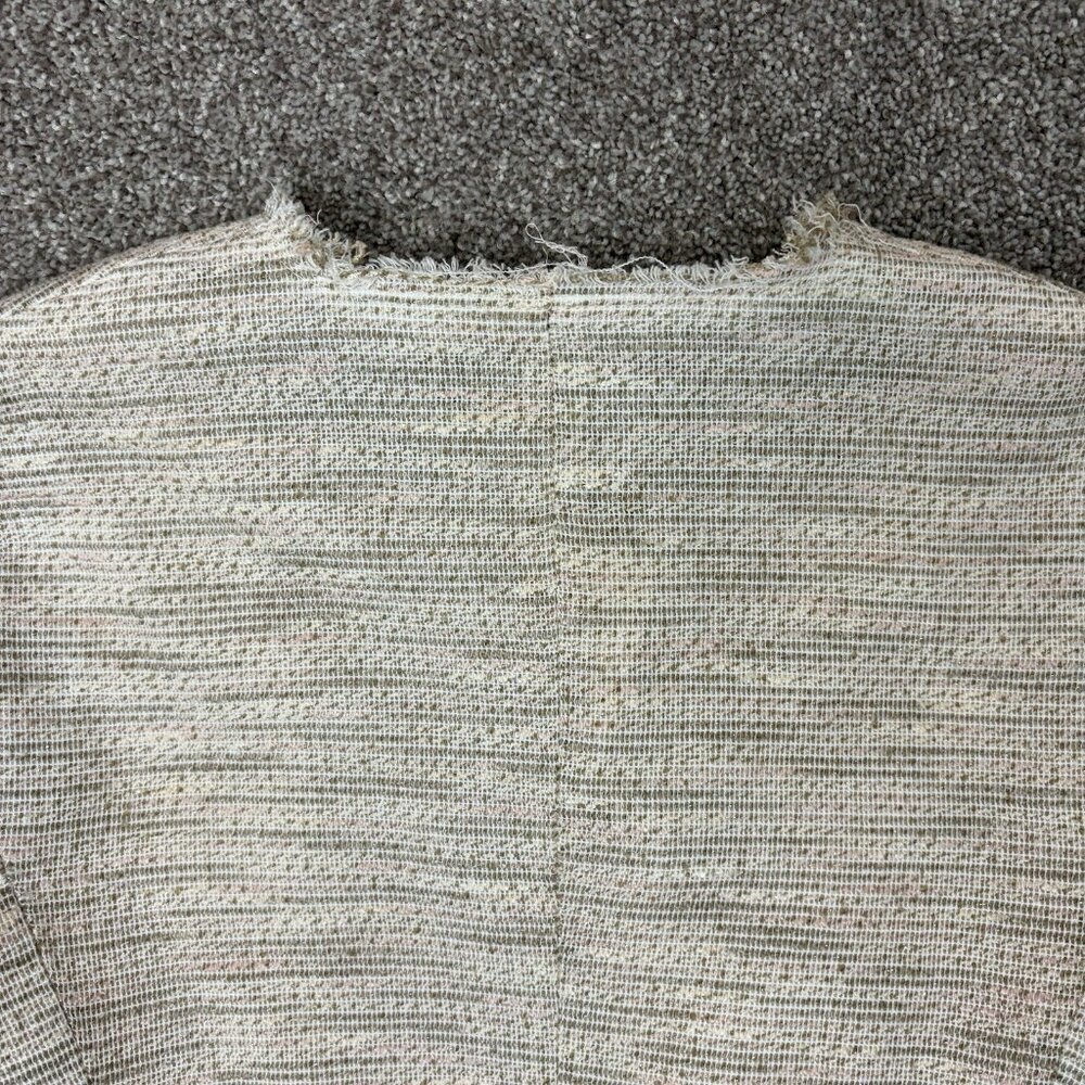 MNG Casual Women's Jacket Size 4 Beige Full Zip Lined Pockets Long Sleeves EUC - Picture 9 of 14